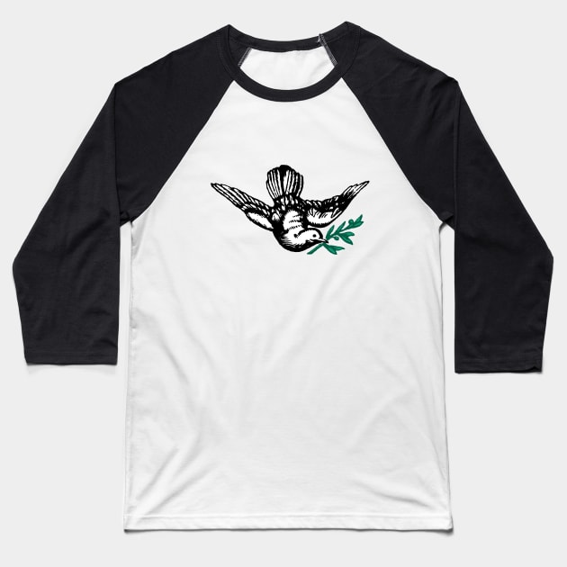 Peace Dove Baseball T-Shirt by Pop Fan Shop